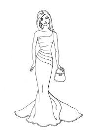 Barbie vestida para a festa. 23 Desenhos Da Barbie Para Colorir Amor De Papeis
