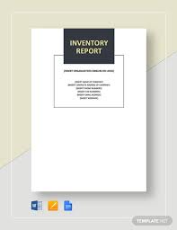A power of attorney authorization letter is an important official document. 21 Inventory Report Templates Free Sample Example Format Download Free Premium Templates