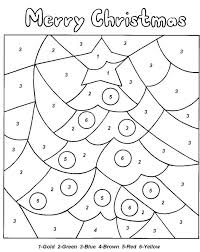Each printable highlights a word that starts. Christmas Color By Numbers Best Coloring Pages For Kids