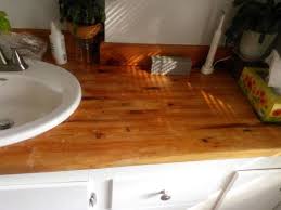 Diy wood bathroom countertop materials. Best Way To Refinish Wood Vanity Top Hometalk
