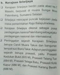 Sejarah Singkat Kerajaan Sriwijaya Brainly Co Id