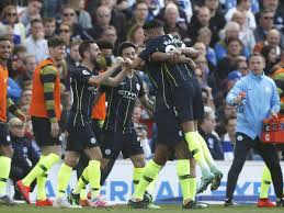Stones and gundogan clear out a brighton attack and get phil foden away before he cuts inside and decides that keeping the ball is the best idea. Brighton 1 4 Manchester City Aguero Laporte Mahrez Gundogan Goals Give Manchester City Second Successive Premier League Liverpool Finishes Second Sportstar