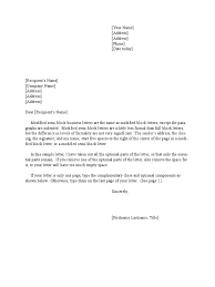 Semi block style business letter format sample archives. Business Writing Modified Semi Block Letter Samples