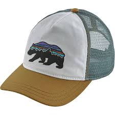 Brim is made of fully traceable netplus™ 100% recycled fishing nets. Patagonia Fitz Roy Bear Layback Trucker Hat Women S Backcountry Com Trucker Hat Hiking Women Fashion Cowboy Boots