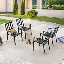 Get free shipping on qualified patio dining tables or buy online pick up in store today in the outdoors department. Patio Festival Metal Outdoor Dining Chair 4 Set Pf19271 The Home Depot