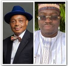 NBA President-elect, Mazi Afam Osigwe, SAN, congratulates Femi David  Ikotun, Esq., and other members of the newly elected leadership of CALSFON. 