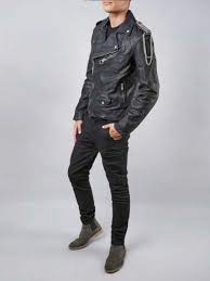 Mathis Black Chain Biker Jacket Shop Men From Muubaa Uk