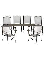 John Lewis Partners Henley By Kettler Rectangular 6 Seater Garden Dining Set Grey Garden Dining Set Kettler Garden Furniture Outdoor Furniture Material