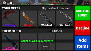 This page will help you understand what these items are and how you should probably try. Traded My Batwing For Virtual W L Murdermystery2