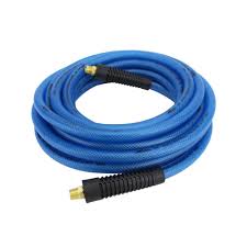 Milton Industries Inc 1 4 In Npt X 25 Ft Flex Hose Braided Polyurethane Hybrid Air Hose With Bend Restrictor 9 16 In O D 3 8 In I D 1624 1 Flex Hose Air Tools Industrial