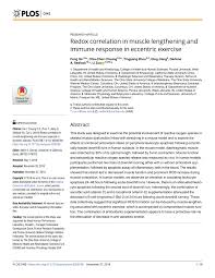 redox correlation in muscle lengthening
