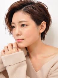 石田一帆風 ショート 人気美容インフルエンサー 石田一帆 に憧れ ヘアカタログ bangs バングス ショート パーマ ピクシーヘアカット ショートボブ