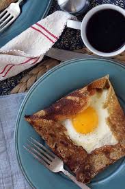 Ham Gruyere Buckwheat Crepe Galette Complete Strawberryplum Buckwheat Crepes Breakfast Snacks Galette Complete