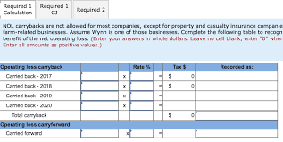 Individuals can use apportioned shares of partnership/corporate business income and loss to calculate their individual nol. 5 Wynn Farms Reported A Net Operating Loss Of Chegg Com