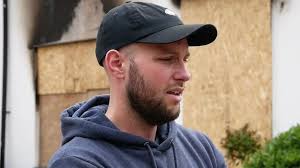 Man makes dramatic escape as fire rips through his house before  'disgusting' message from insurer