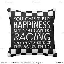Black And White Checkered Flag Background Cool Black White Formula 1 Checkered Flags Pattern Throw Pillow Zazzle Com Race Car Bedroom Race Car Room Racing