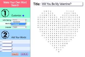 Maybe you would like to learn more about one of these? Make A Valentine S Day Word Search For Your Valentine S Cards