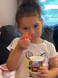 Anybody try these yet? Got them for my 2.5yr old at Jewel but my 17yr old  and I keep eating em'! They are delicious. We both agree this is trix  yogurt in