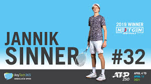 Check his draws, stats and performance all over his career alongside the live progressive ranking history. Jannik Sinner Will Play The Anytech365 Andalucia Open 2021 Anytech365 Andalucia Open Atp 250 Marbella