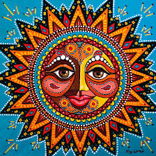 What with the metal relief, the coloring, the puffy painting, plate painting and. Hippie Sun Painting Novocom Top