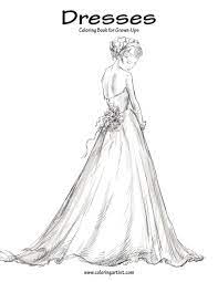 Many kids and many adults have a passion for fashion. Amazon Com Dresses Coloring Book For Grown Ups 1 9781537162874 Snels Nick Books