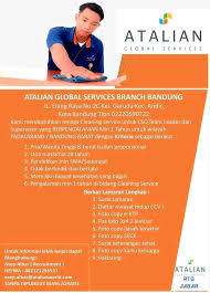 Clean on demand offers a 100% satisfaction guarantee. Lowongan Kerja Pt Atalian Global Service Terbaru Loker My Id