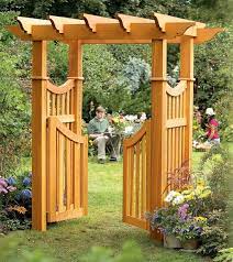 This One Is Very Pretty Outdoor Trellis Wood Arbor Pergola