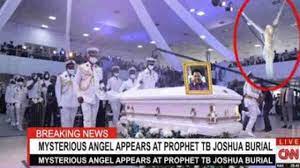 Reacting to tb joshua's burial, iginla said his eyes are full of tears weeping over his colleague's demise. Mysterious Angel Appears At Tb Joshua Burial Video The Global News Nigeria