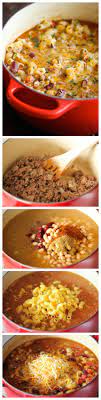 One Pot Chili Mac And Cheese Recipe Food Recipes Cooking Recipes