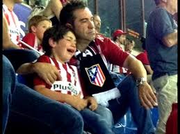 Club atlético de madrid, s.a.d., commonly referred to as atlético de madrid in english or simply as atlético or atleti, is a spanish professional football club based in madrid, that play in la liga. Young Atletico Madrid Fan In Tears After Atletico S Loss To Real Madrid Youtube