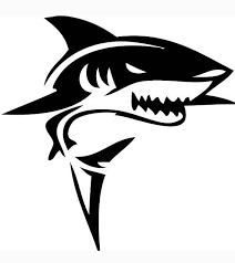 Black And White Shark Stickers Pin On 1 Vinyl Decal Stickers Yeti Walls Cars