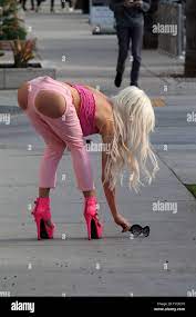 Celebrity Big Brother' star Angelique 'Frenchy' Morgan seen wearing pink  bottomless jeans while out and about in Los Angeles Featuring: Angelique  'Frenchy' Morgan Where: Los Angeles, California, United States When: 25 Mar