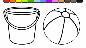 We have collected 38+ bucket coloring page images of various designs for you to color. Learn Colors For Kids And Color Bucket And Beach Ball Coloring Page Youtube