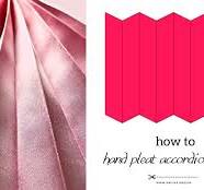 How To Pleat Fabric? Part 1 - Permanent Accordion Pleats ...