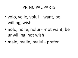 Irregular Verbs Its All About The Patterns Volo Velle
