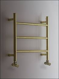 modern brushed brass heated towel warmer 57mb in 2020 towel warmer warm bathroom heated towel rail