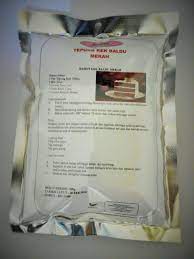 Saya ada menjual pelbagai jenis tepung kek segera antaranya : Tepung Kek Segera Baldu Merah Nawra Food Ingredients