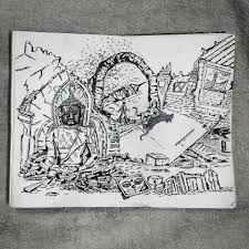 Doodle On Nepal Earthquake 2015 Doodles Doodle Art Sketches