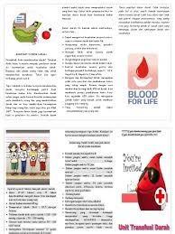 Pamflet donor darah tsa (a4). Brosur Donor Darah