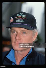 Head shot of Mike Love of The Beach Boys wearing a Beach Boys... News Photo 