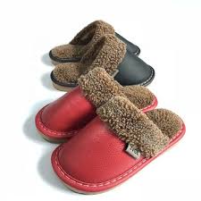 Winter Plush Kids Slipper For Girls Boys Plush Cotton Home Thick Bottom Warm Real Leather Slippers Buy Cute Kids Slippers Winter Warm Indoor