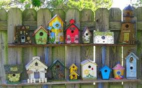 I Love The Idea Of A Birdhouse Village Gardening Joys Decorative Bird Houses Cool Bird Houses Bird House