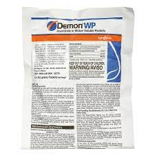 Demon wp is a professional insecticide for applications in cracks or crevices, for residual and contact control of beetles and spiders, and also for the control of 20 if in eyes: Demon Wp Insecticide Qc Supply