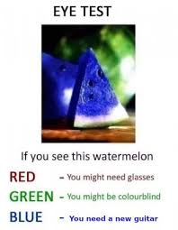 Blue Watermelon Eye Test Best Picture Of Blue