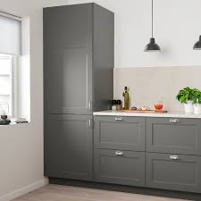 Axstad Door Dark Gray 15x60 Ikea In 2020 Modern Kitchen Design Grey Ikea Kitchen Ikea Kitchen