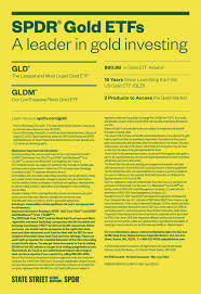 What are gold etf funds? Spdr Gold Etfs