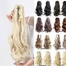 100 New Clip In Hair Extension Curly Straight Black Claw Ponytail Hair Piece S0 Ponytail Hairstyles Ponytail Hair Piece Clip In Ponytail Extensions