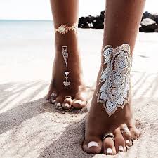 Boho Jewelry Rings Bracelet Necklace Earrings Flash Tattoos For Gypsy Wanderers Free Spirits See More U Silver Tattoo Metal Tattoo Henna Tattoo