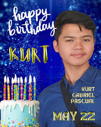 Happy birthday to another pogi in the family, our future Pastor/ Musician/  Chef/ Entrepreneur, the talented Kurt Torres Gabriel!