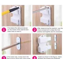 Magnetic Press Rebound Device Single Double Door Metal ...